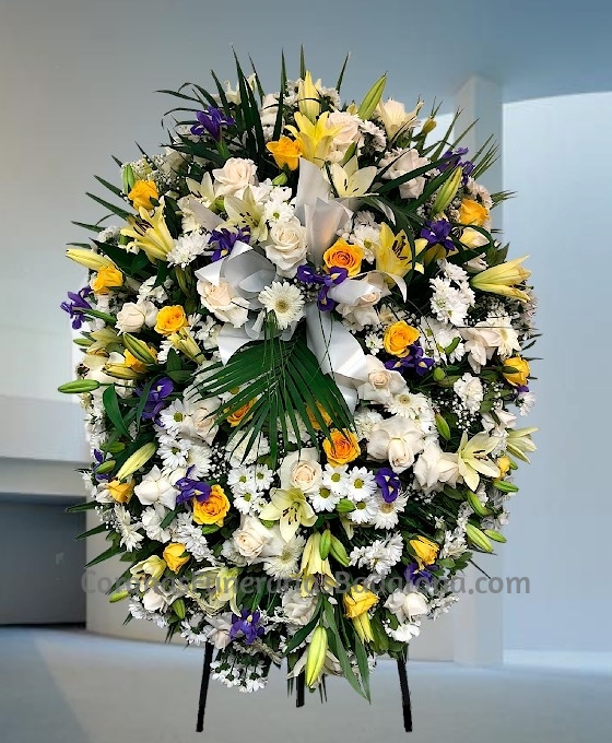 Flores para funeral muy urgentes, Flores muy urgentes para Tanatorio de Badalona, Floristeria del Tanatorio enviar flores, Enviar Coronas muy urgentes