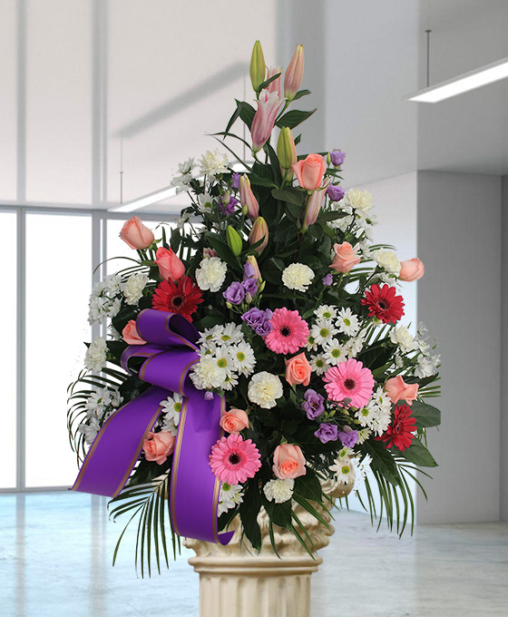 Flores variadas funerarias