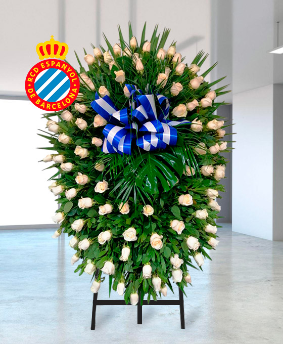 Rosas blancas de condolencias